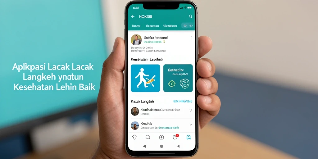 Screenshot HOKI65 menampilkan antarmuka pelacakan langkah yang menarik.