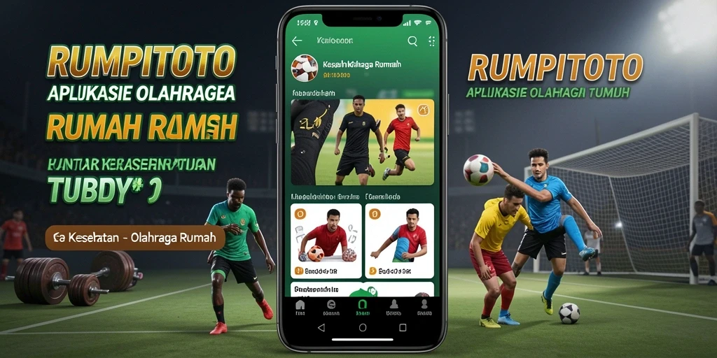 Antarmuka pengguna RUMPITOTO yang modern dan fungsional untuk olahraga rumah.