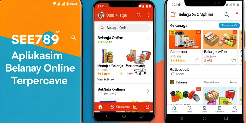 Tampilan antarmuka aplikasi Belanja Online SEE789.