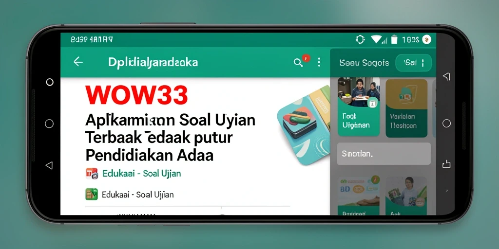Antarmuka aplikasi WOW33 yang interaktif dan mudah digunakan.