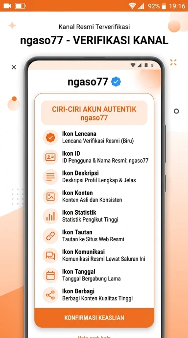 Kanal Resmi Ngaso77 untuk Pengguna Android Indonesia